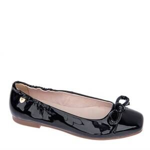 NEW VENETTINI girls lucy ballerina flat shoes in black